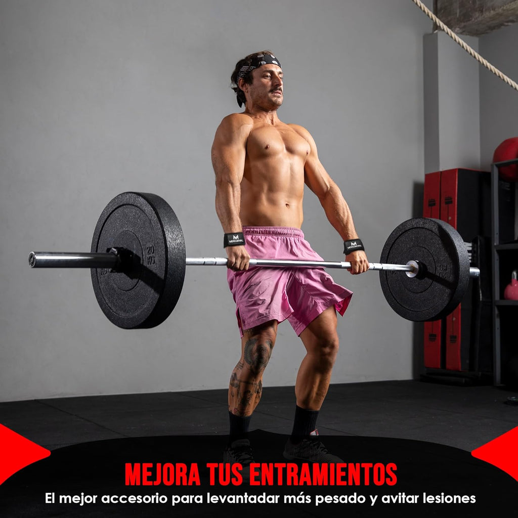 MERCURYAL Zughilfen Krafttraining Lifting Straps - Bodybuilding, Fitness, Kreuzheben, Powerlifting - Kreuzheben Gurte - Profi Lifting Straps - Lifting Straps - Gym Zubehör Für Frauen Und Männer