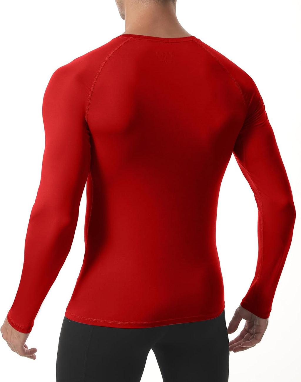 Roadbox Kompressionsshirt Herren Langarm, Atmungsaktiv, Schnell Trocknend, Funktionsshirt Für Fitness, Fußball & Outdoord