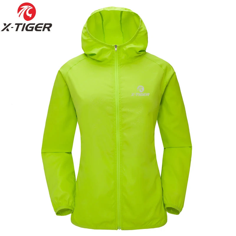 Windproof Reflective Cycling Jersey MTB Bike Bicycle Windcoat Super Light Sunscreen Hiking Jacket Cycling Sports Clothes