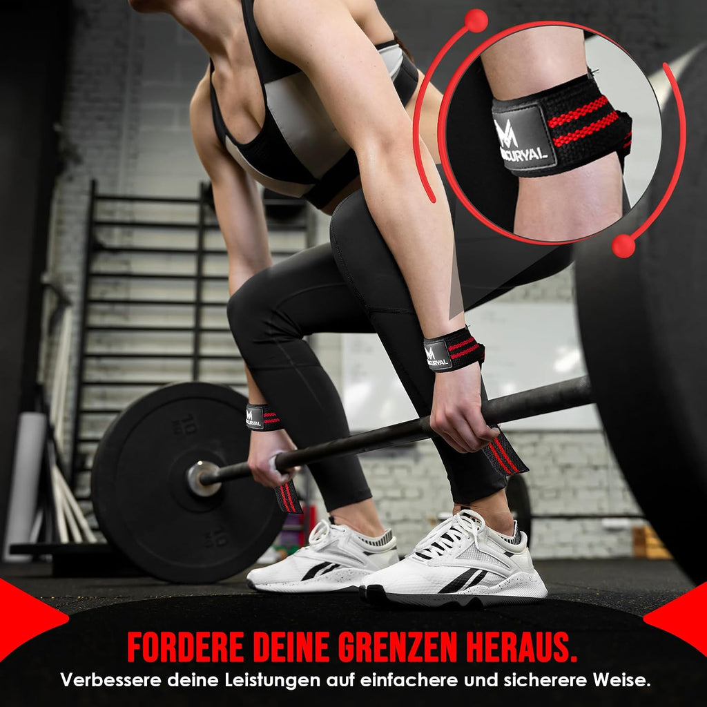 MERCURYAL Zughilfen Krafttraining Lifting Straps - Bodybuilding, Fitness, Kreuzheben, Powerlifting - Kreuzheben Gurte - Profi Lifting Straps - Lifting Straps - Gym Zubehör Für Frauen Und Männer