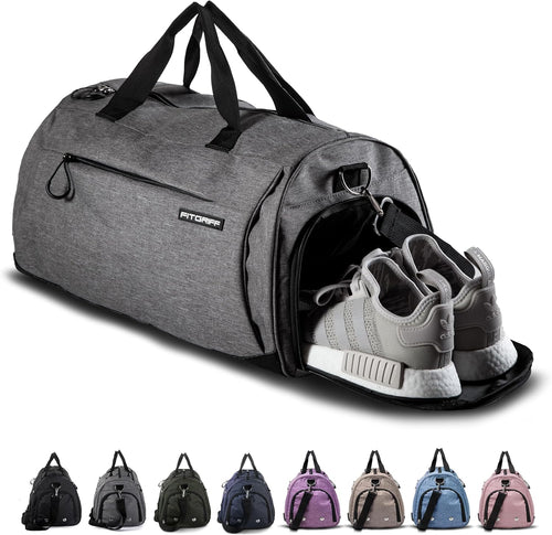 Fitgriff® Sporttasche & Reisetasche Für Damen Und Herren - Mit Schuhfach & Nassfach - Tasche Für Sport, Fitness & Reisen - Trainingstasche, Gym Bag