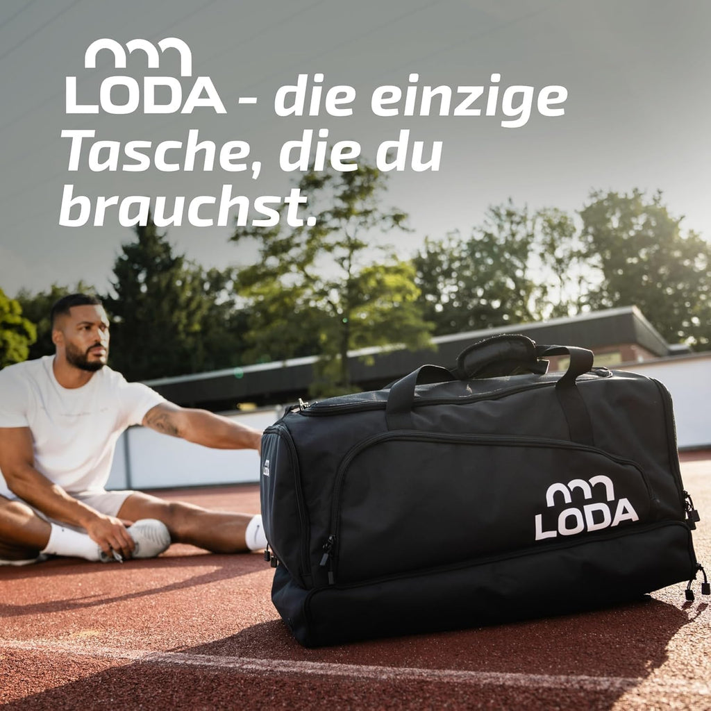 Team (68L) - Sporttasche Mit Schuhfach, Nassfach, Rucksackfunktion & Wertsachenfach - Perfekte Fußball-, Handball-, Trainings-, Oder Fitnesstasche - Tasche Für Sport, Reisen & Freizeit
