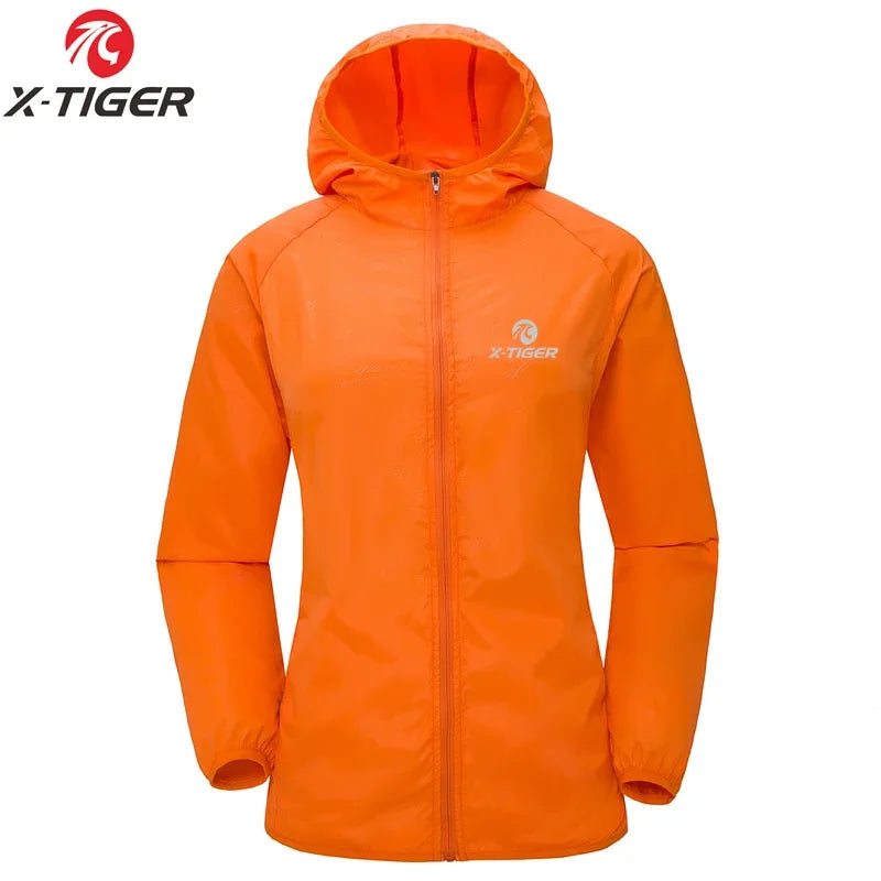 Windproof Reflective Cycling Jersey MTB Bike Bicycle Windcoat Super Light Sunscreen Hiking Jacket Cycling Sports Clothes