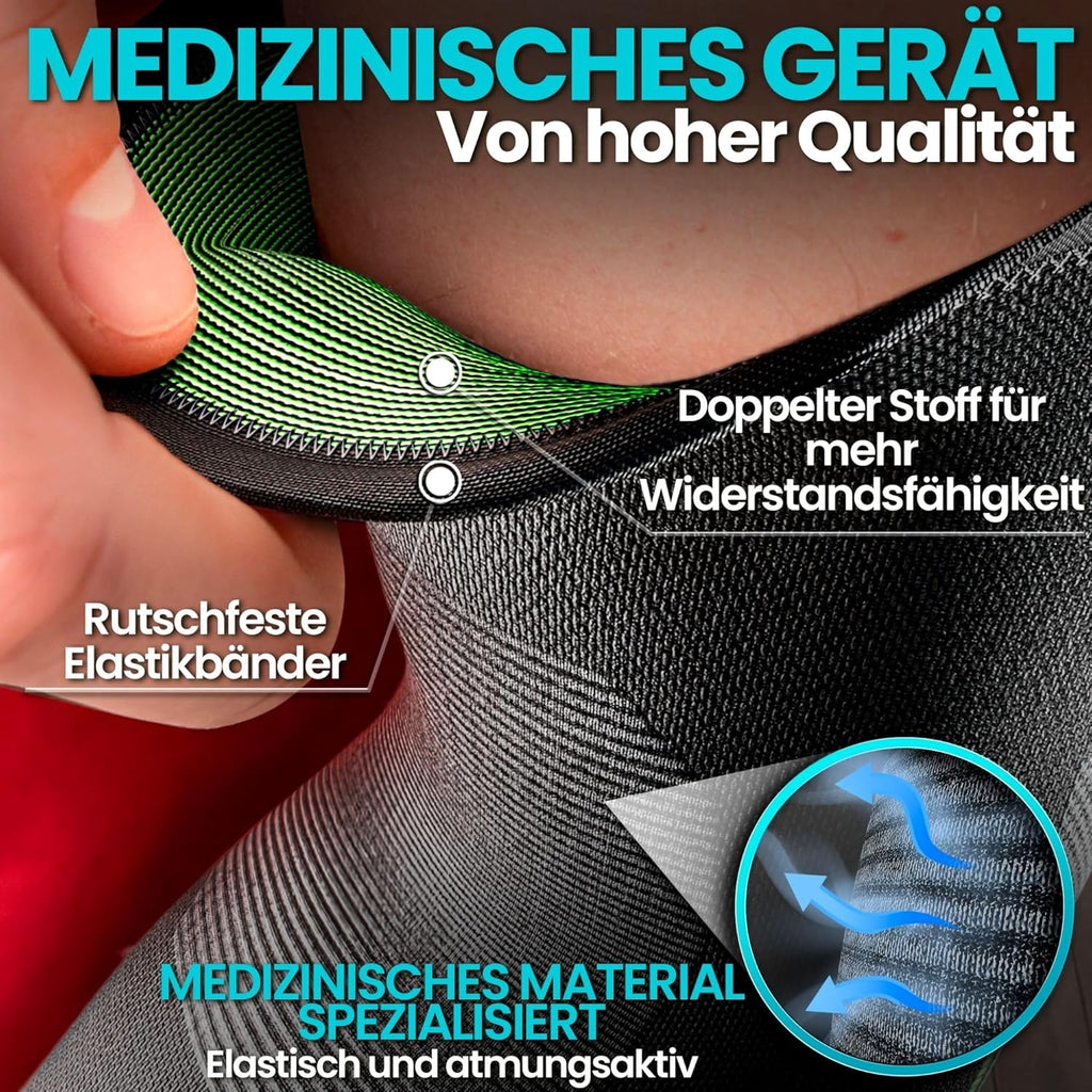 Nativodex Ellenbogenbandage Herren & Damen – Kompressionsbandage Ellenbogen Für Tennisarm, Golferarm & Sport, Atmungsaktive Armbandage Für Rechten Und Linken Arm, Ellbogen Bandage Für Fitness & Alltag