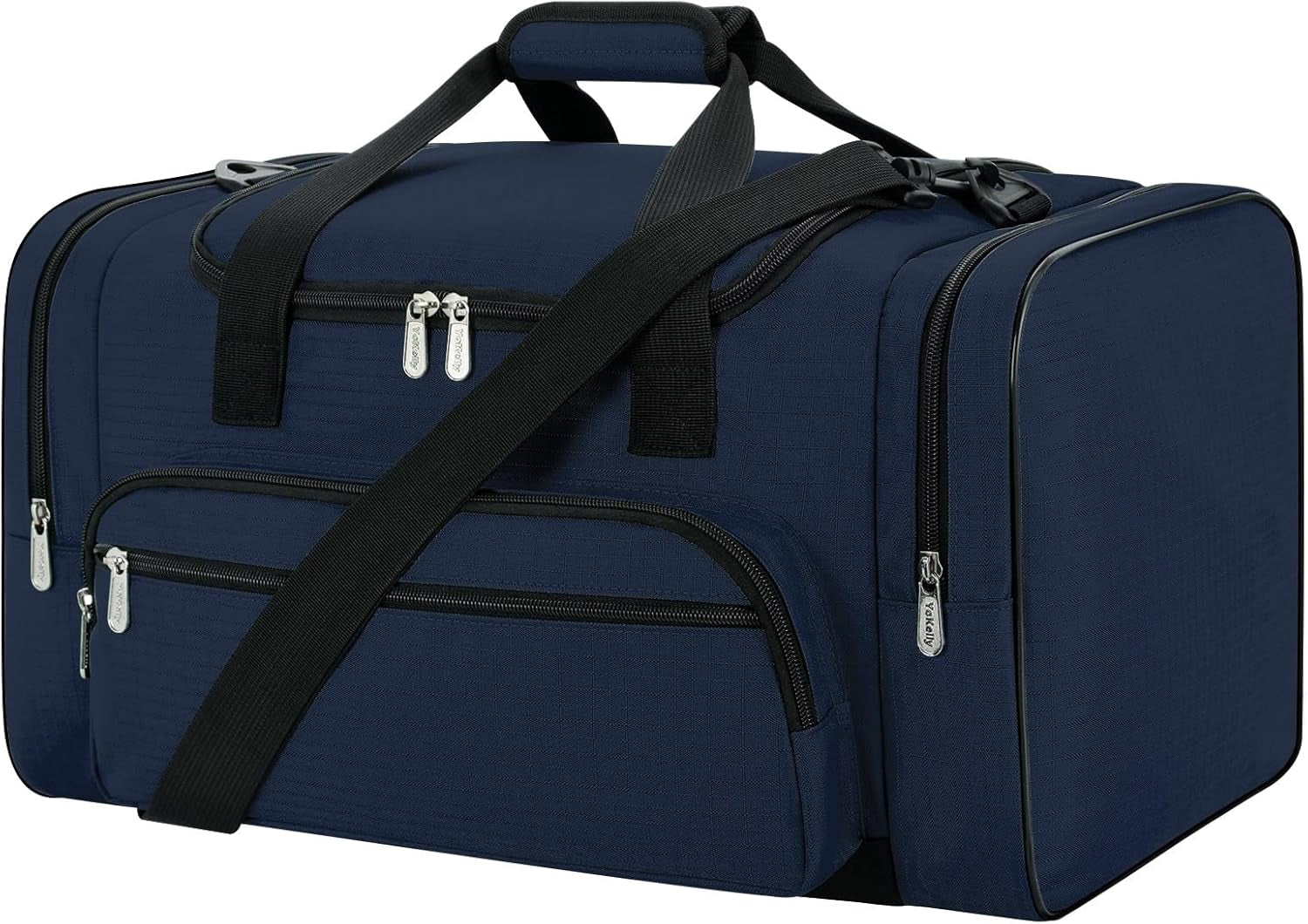 ZZY Sporttasche, 40L Reisetasche Fitness Tasche Mit Schultergurt Wochenendtasche Für Damen Und Herren(Marine Blau)