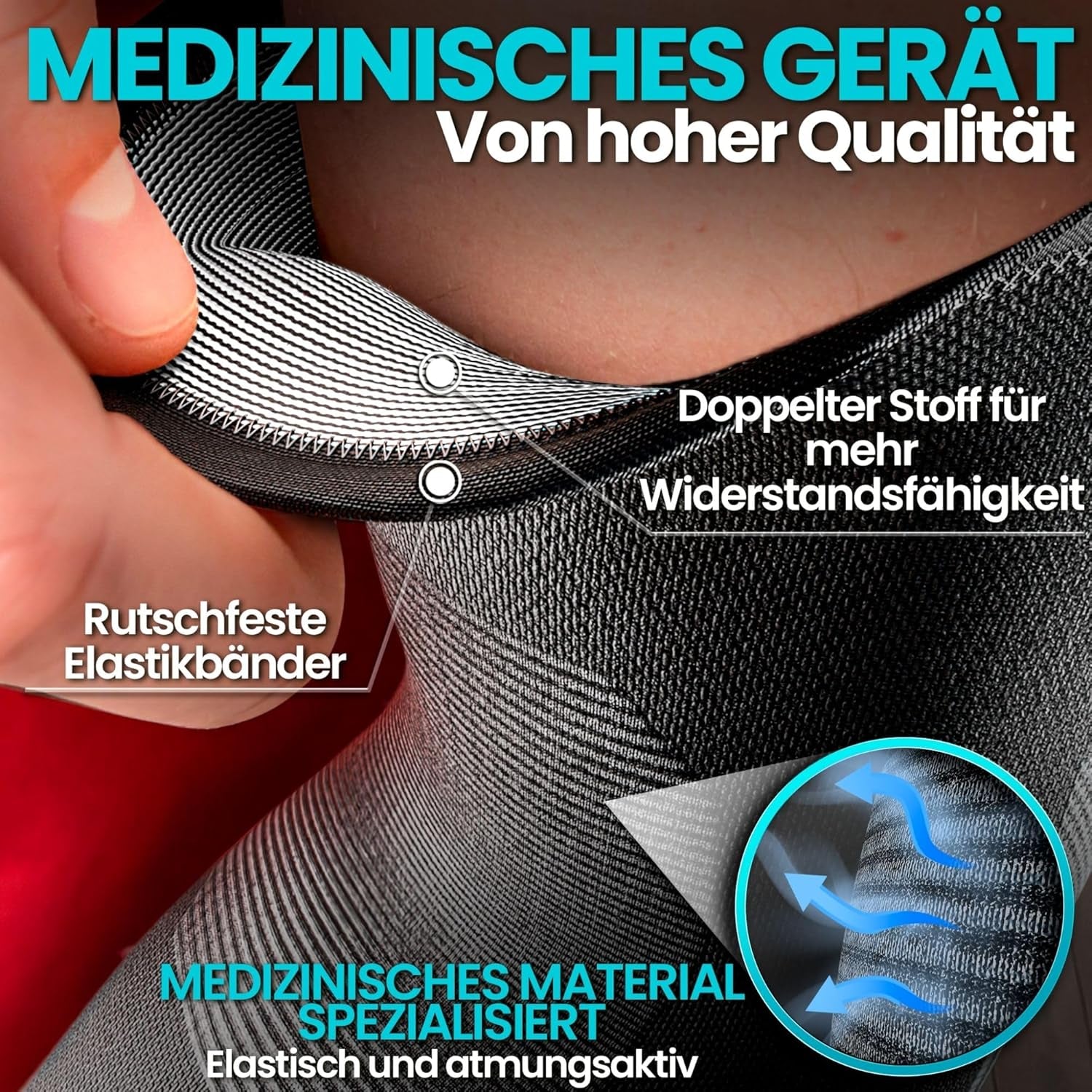 Nativodex Ellenbogenbandage Herren & Damen – Kompressionsbandage Ellenbogen Für Tennisarm, Golferarm & Sport, Atmungsaktive Armbandage Für Rechten Und Linken Arm, Ellbogen Bandage Für Fitness & Alltag