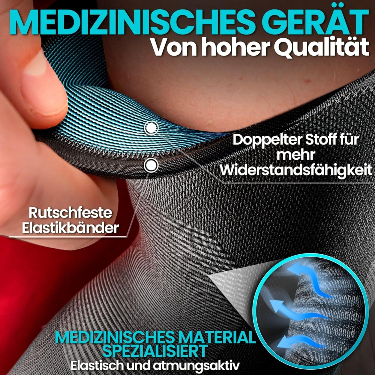 Nativodex Ellenbogenbandage Herren & Damen – Kompressionsbandage Ellenbogen Für Tennisarm, Golferarm & Sport, Atmungsaktive Armbandage Für Rechten Und Linken Arm, Ellbogen Bandage Für Fitness & Alltag