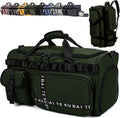 Reisetasche Damen Herren, 65L Wasserabweisende Sporttasche, Reise Tasche Mit Schuhfach Und Nassfach, Gym Bag, Handtasche, Umhängetasche, Schultertasche Für Reisen, Fitness, Sport, Grün