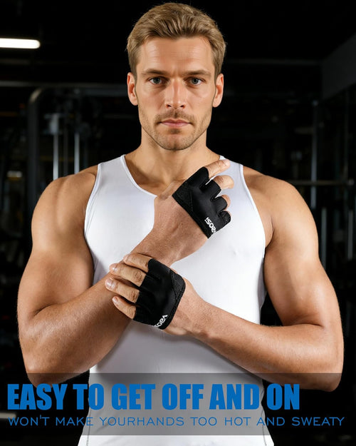 Fitness Handschuhe, Trainingshandschuhe Für Damen Und Herren, Atmungsaktiv & Rutschfest, Gym Handschuhe, Sporthandschuhe Für Crossfit Bodybuilding Gym Krafttraining
