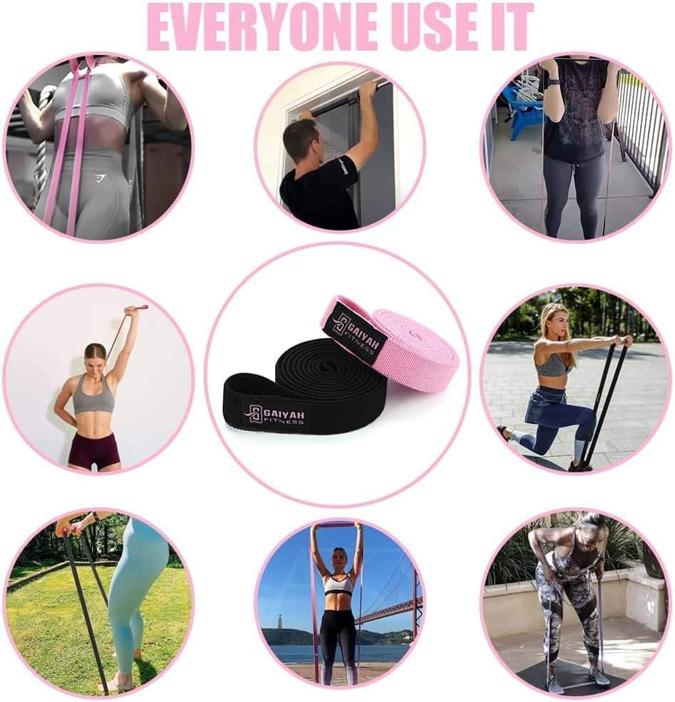 Fitnessbänder Set, Long Resistance Bands Set Lange Widerstandsbänder Krafttraining Gymnastikband Trainingsband Fitnessband Fitness Band Widerstandsband Trainingsbänder Sportbänder Klimmzugband