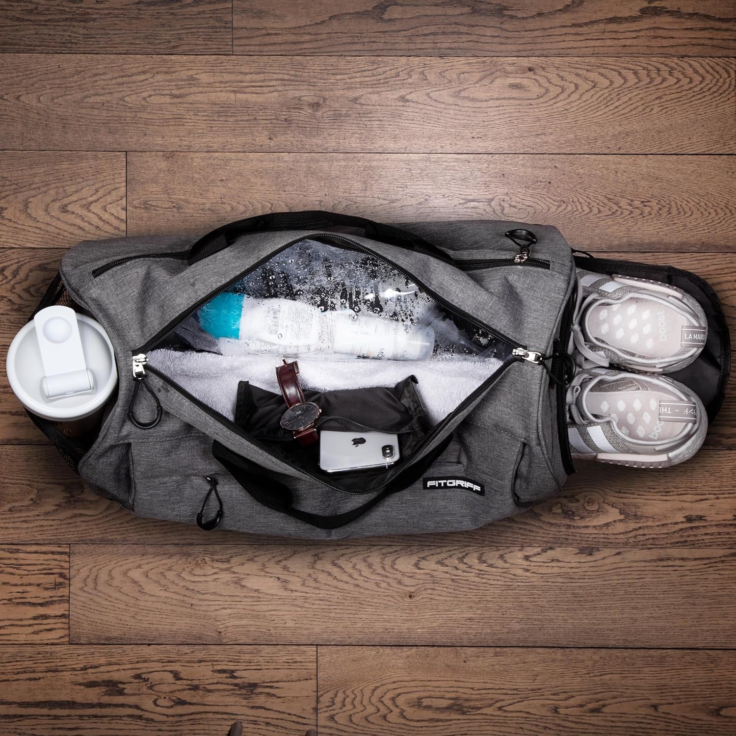 Fitgriff® Sporttasche & Reisetasche Für Damen Und Herren - Mit Schuhfach & Nassfach - Tasche Für Sport, Fitness & Reisen - Trainingstasche, Gym Bag