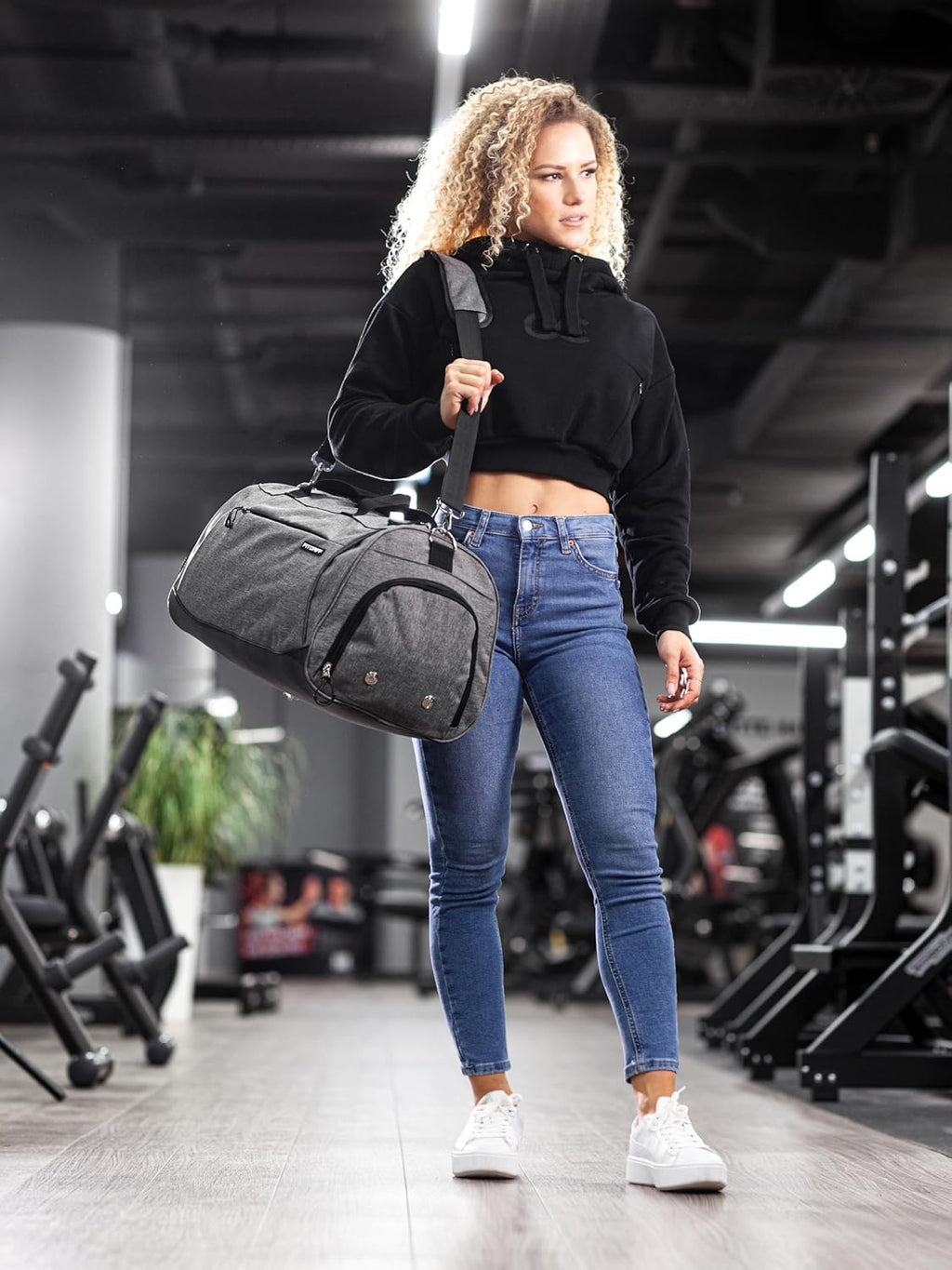 Fitgriff® Sporttasche & Reisetasche Für Damen Und Herren - Mit Schuhfach & Nassfach - Tasche Für Sport, Fitness & Reisen - Trainingstasche, Gym Bag