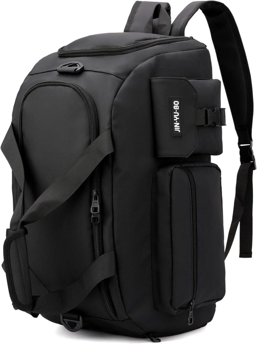 Suweir Sporttasche Damen Herren 32L Reisetasche Mit Schuhfach Nassfach Wasserdicht Trainingstasche Mit Rucksack Weekender Travel Duffle Bag Schwimmtasche Für Sport, Reisen, Gym Schwarz