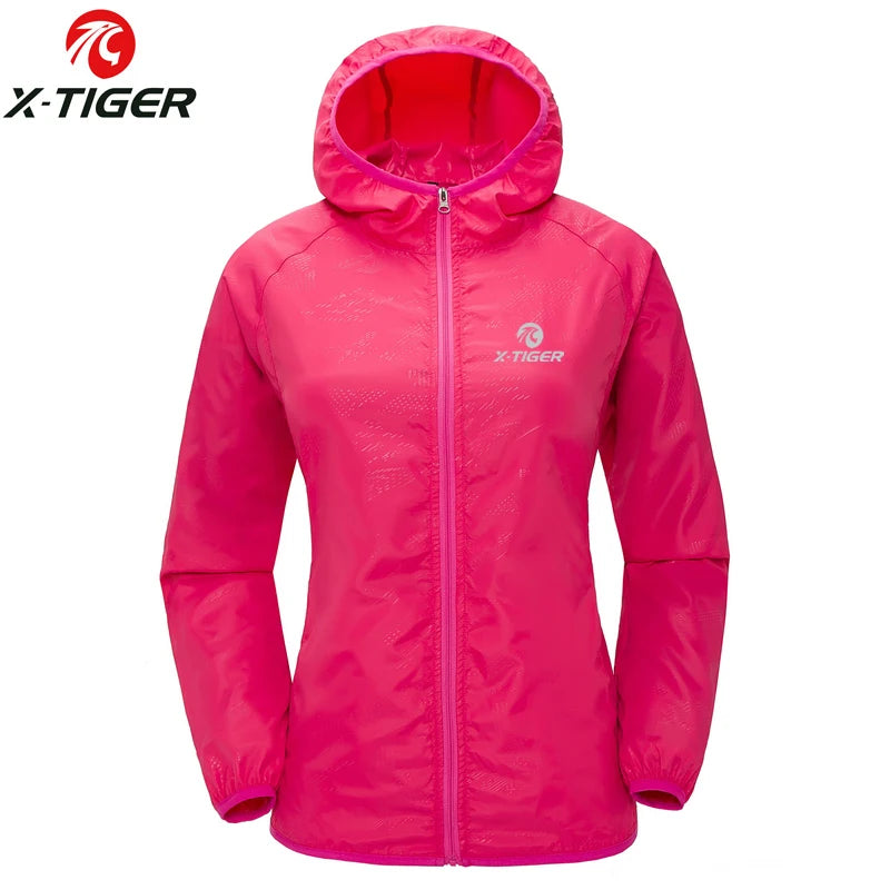 Windproof Reflective Cycling Jersey MTB Bike Bicycle Windcoat Super Light Sunscreen Hiking Jacket Cycling Sports Clothes