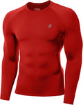 Roadbox Kompressionsshirt Herren Langarm, Atmungsaktiv, Schnell Trocknend, Funktionsshirt Für Fitness, Fußball & Outdoord