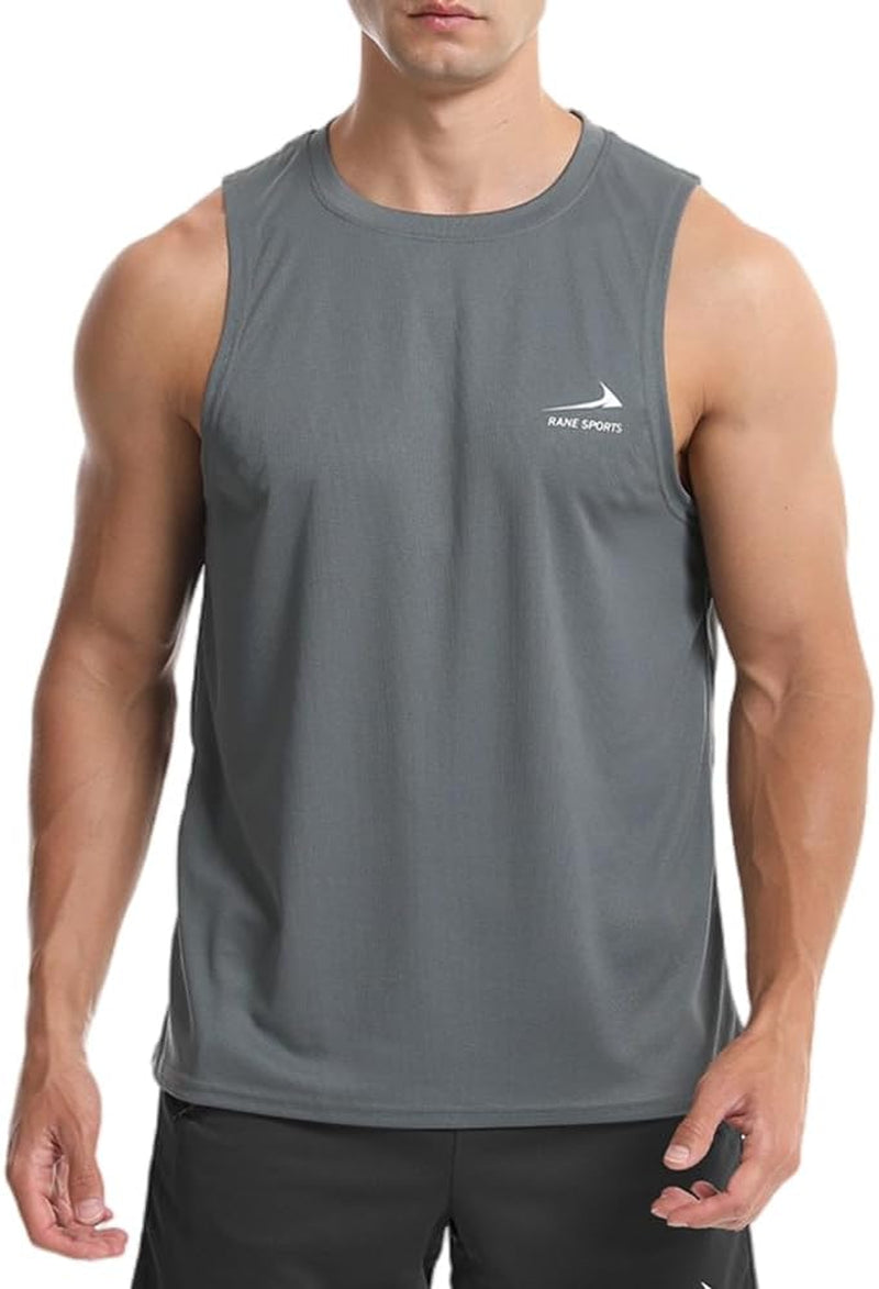 Herren Tanktop Gym Tshirt Muskel Fitness Training Laufshirt Fitness Tanks Ärmelloser T-Shirt